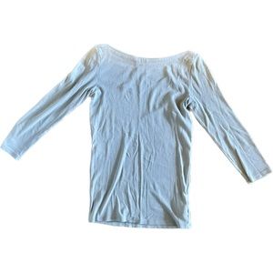 Gap The Lowery Super Soft Boatneck Long-sleeve T-shirt Size XS